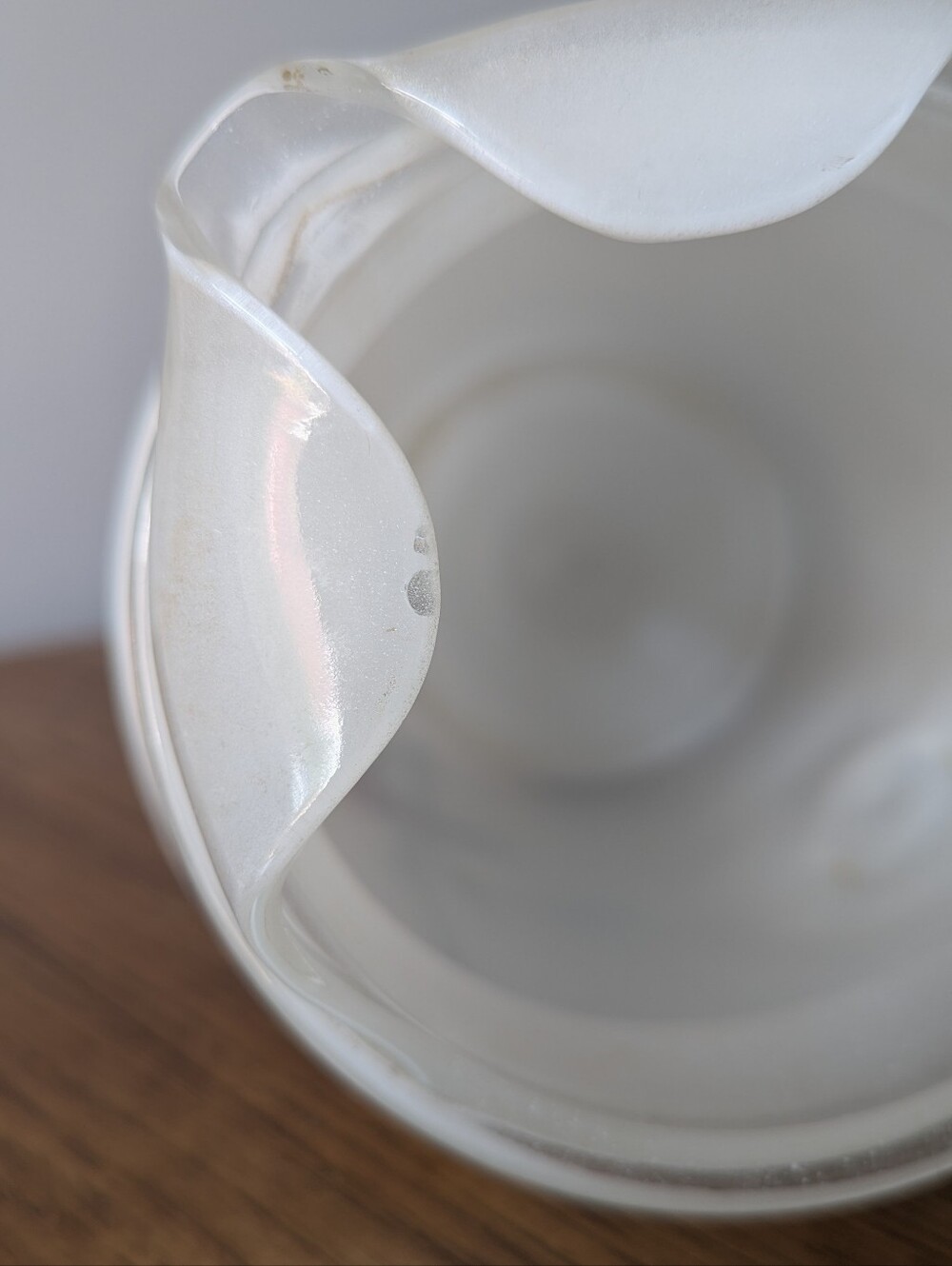 Vintage 1950s Bartlett Collins Birds Frosted Glass Pitcher - Feathered Friends - Picture 17 of 17